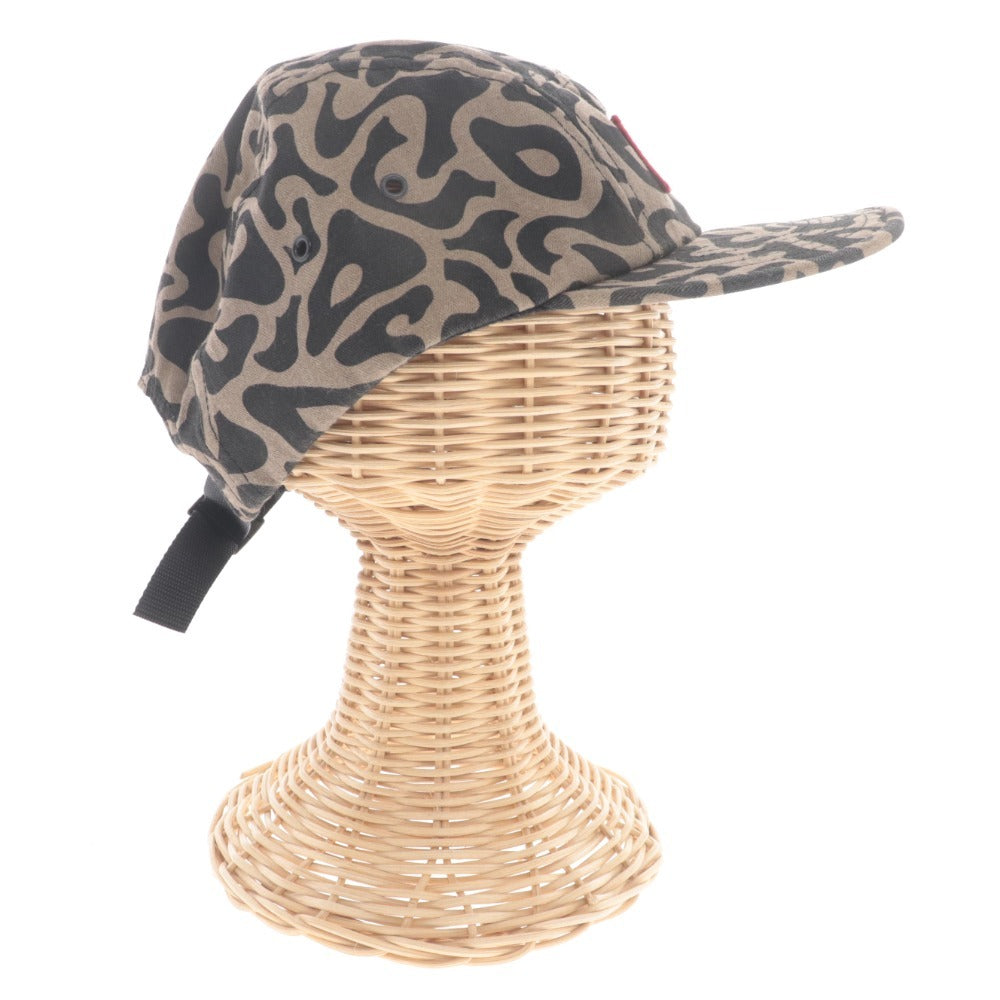 ■ Supreme Cap Hat Leopard Print USA Made Men's Brown