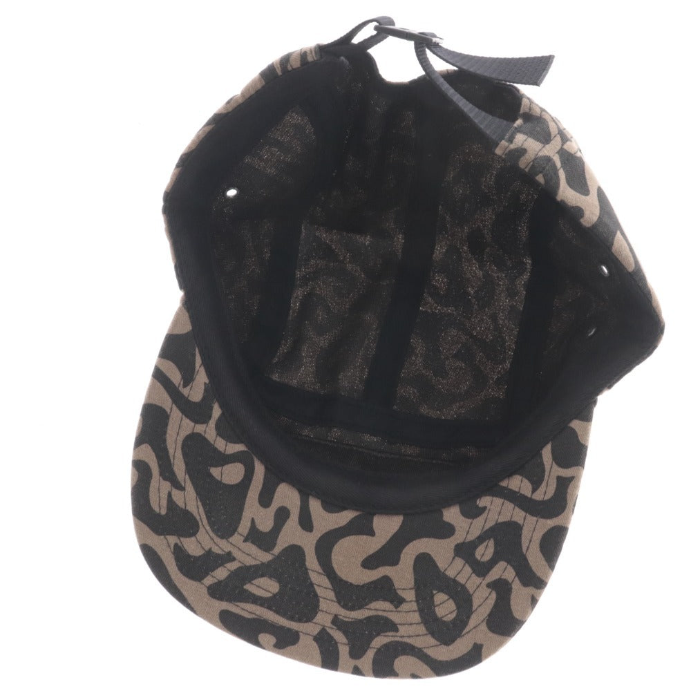 ■ Supreme Cap Hat Leopard Print USA Made Men's Brown