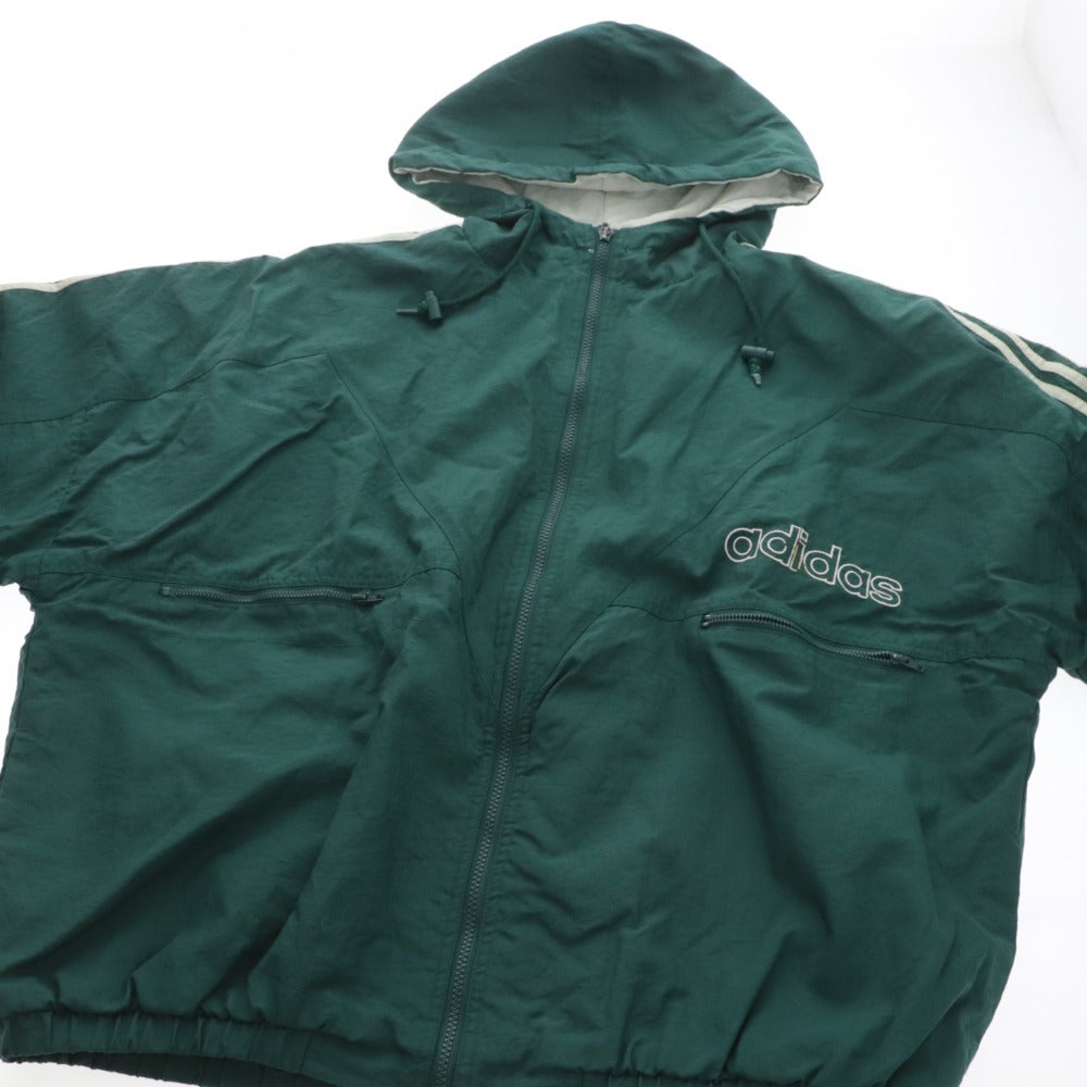 ■ Adidas Originals Jacket Blouson Nylon Embroidery Men's XL Green