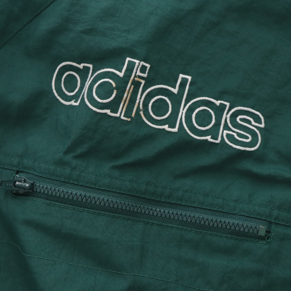 ■ Adidas Originals Jacket Blouson Nylon Embroidery Men's XL Green