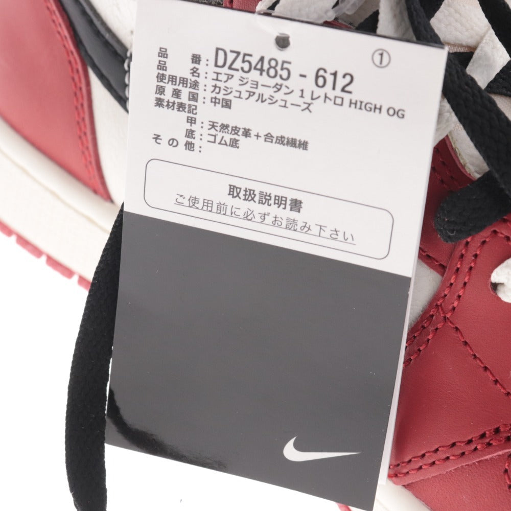 ■ ナイキ スニーカー 靴 エアジョーダン DZ5485-612 1 レトロ HIGH OG メンズ 25.5 レッド 箱付き タグ付き 未使用