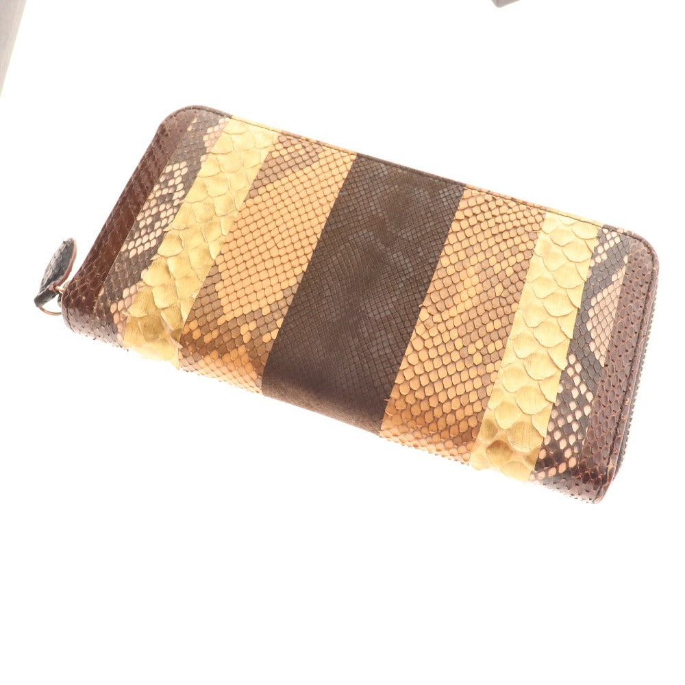 ■ オーストリッチ 財布 6点セット まとめ売り ヘビ皮 パイソン レッド グリーン系 箱付き