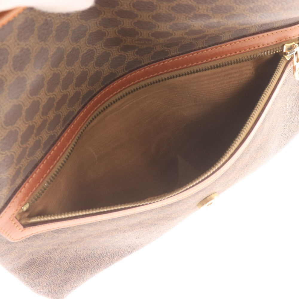 ■ セリーヌ クラッチバッグ セカンドバッグ M90 鞄 マカダム柄 メンズ ブラウン系