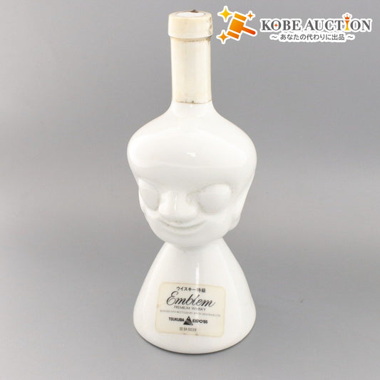 ■ 酒 キリン ウイスキー キリンシーグラム エンブレム つくば万博 岡本太郎 デザイン 500ml 974g 43度 未開栓 未使用