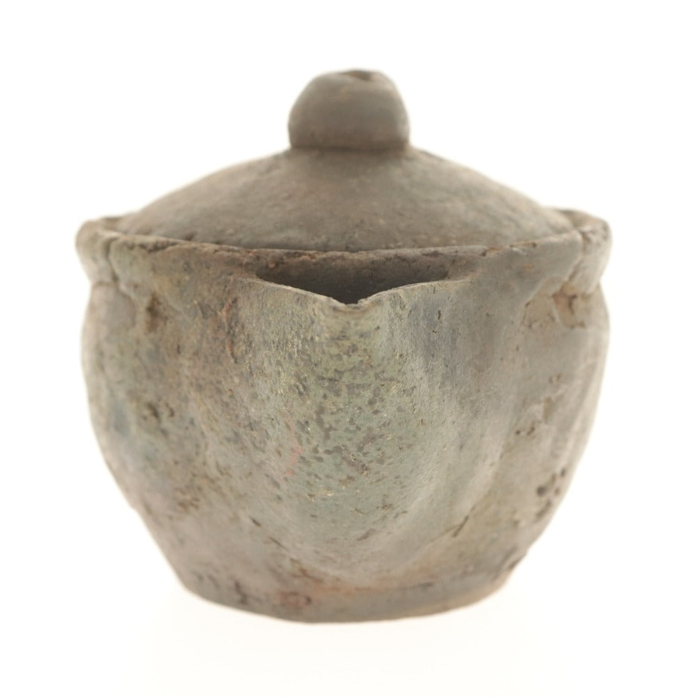 ■ 佐久知炎仙 宝瓶 急須 南蛮焼 骨董品 陶芸 陶器 茶器 道具