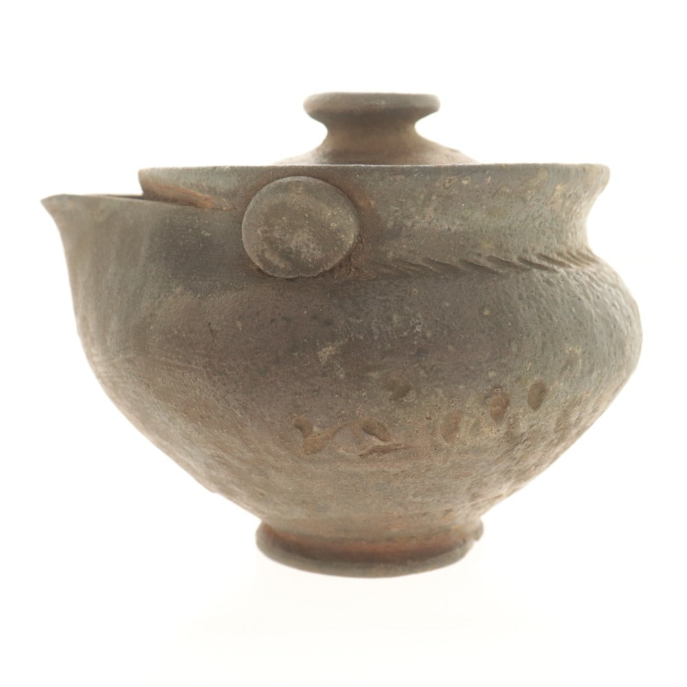 ■ 佐久知炎仙 宝瓶 急須 南蛮焼 骨董品 陶芸 陶器 茶器 道具