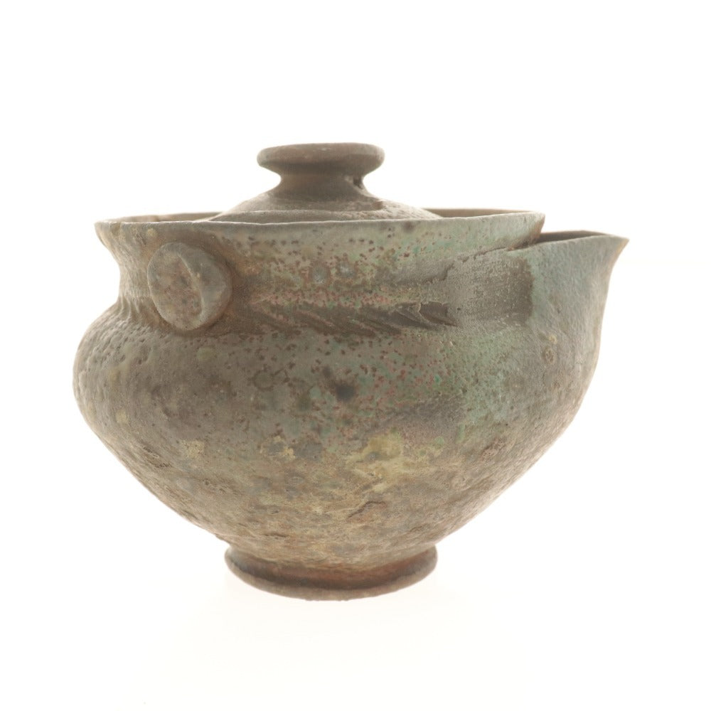 ■ 佐久知炎仙 宝瓶 急須 南蛮焼 骨董品 陶芸 陶器 茶器 道具