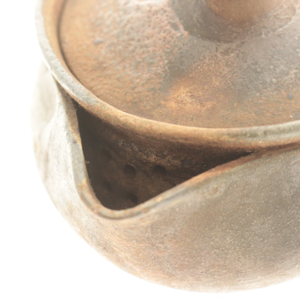 ■ 佐久知炎仙 宝瓶 急須 南蛮焼 骨董品 陶芸 陶器 茶器 道具