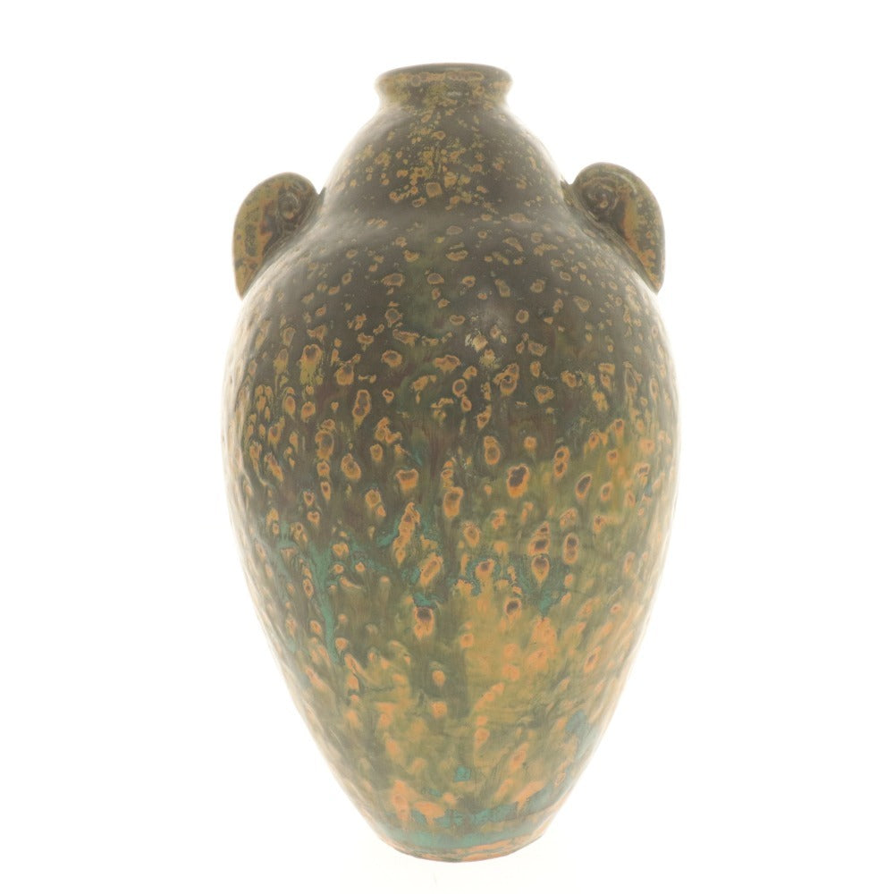 ■ Antique vase, flower vase, all-over pattern, with box