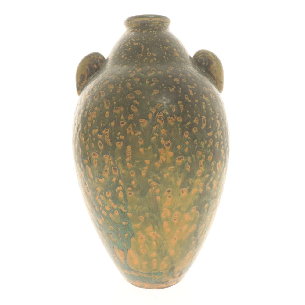 ■ Antique vase, flower vase, all-over pattern, with box