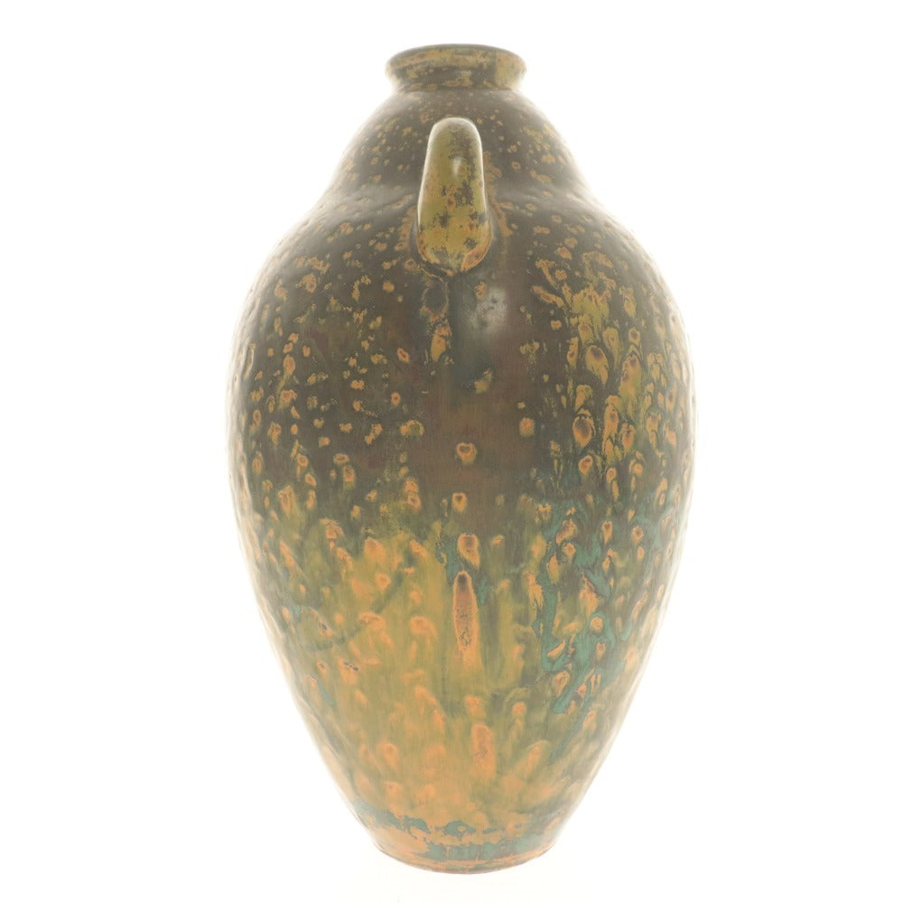 ■ Antique vase, flower vase, all-over pattern, with box