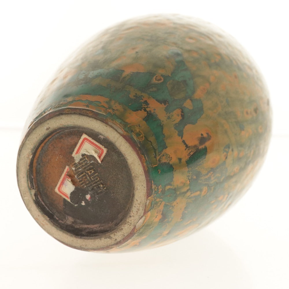 ■ Antique vase, flower vase, all-over pattern, with box