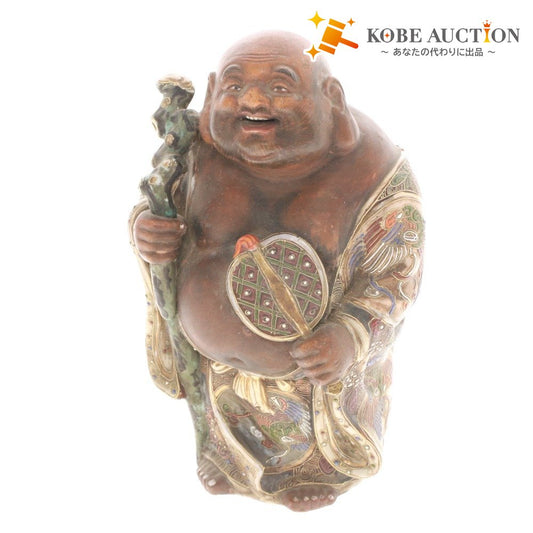 ■ 薩摩焼 置物 布袋様 七福神 骨董品 古美術品