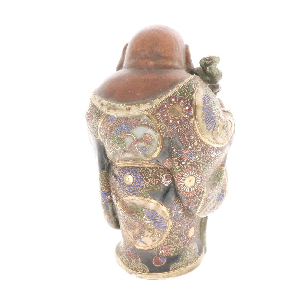 ■ 薩摩焼 置物 布袋様 七福神 骨董品 古美術品