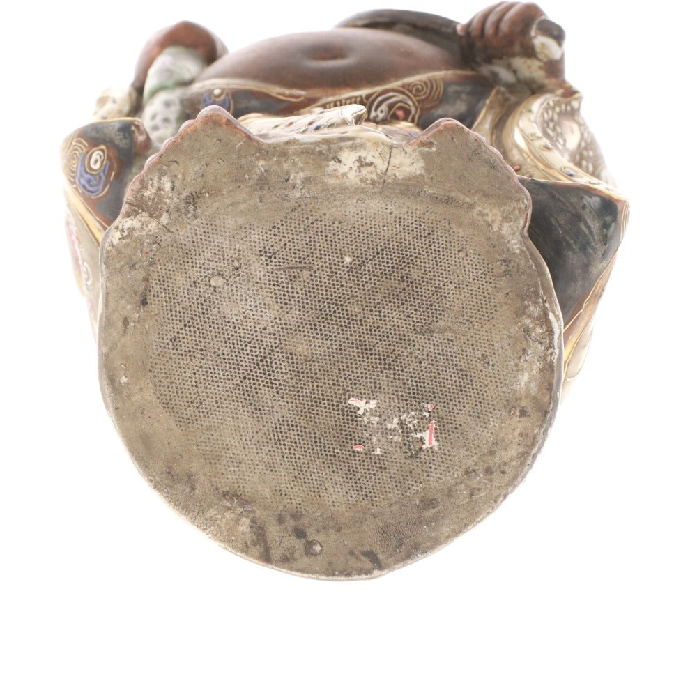 ■ 薩摩焼 置物 布袋様 七福神 骨董品 古美術品