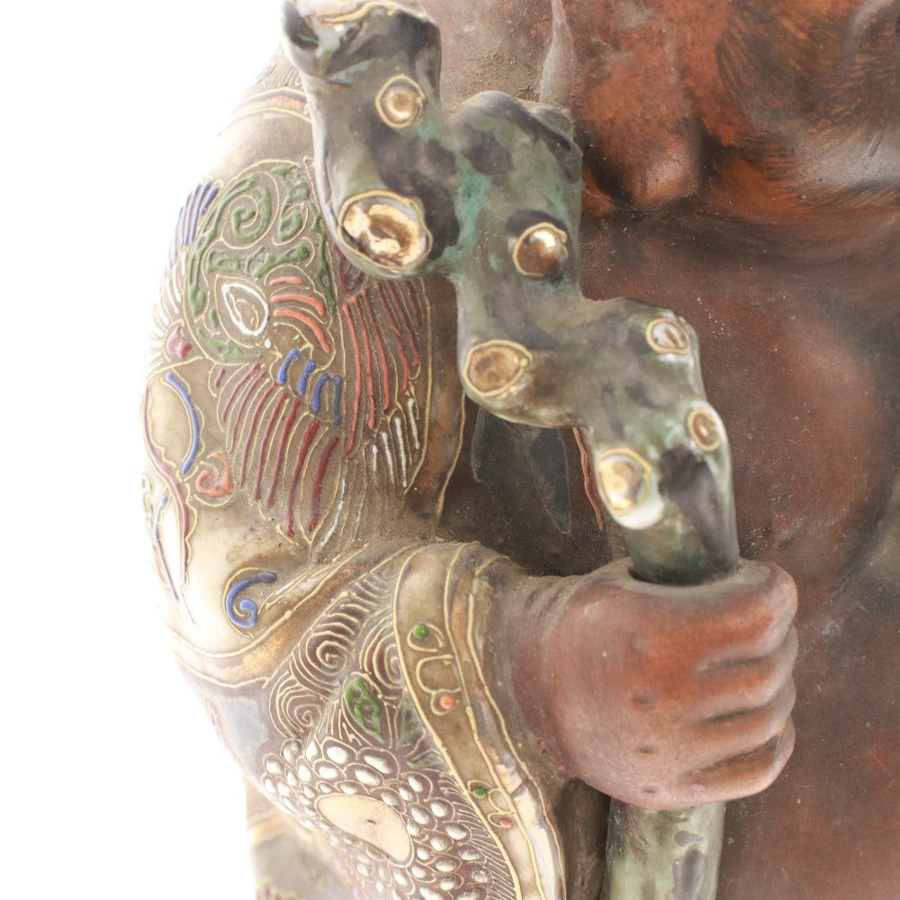 ■ 薩摩焼 置物 布袋様 七福神 骨董品 古美術品