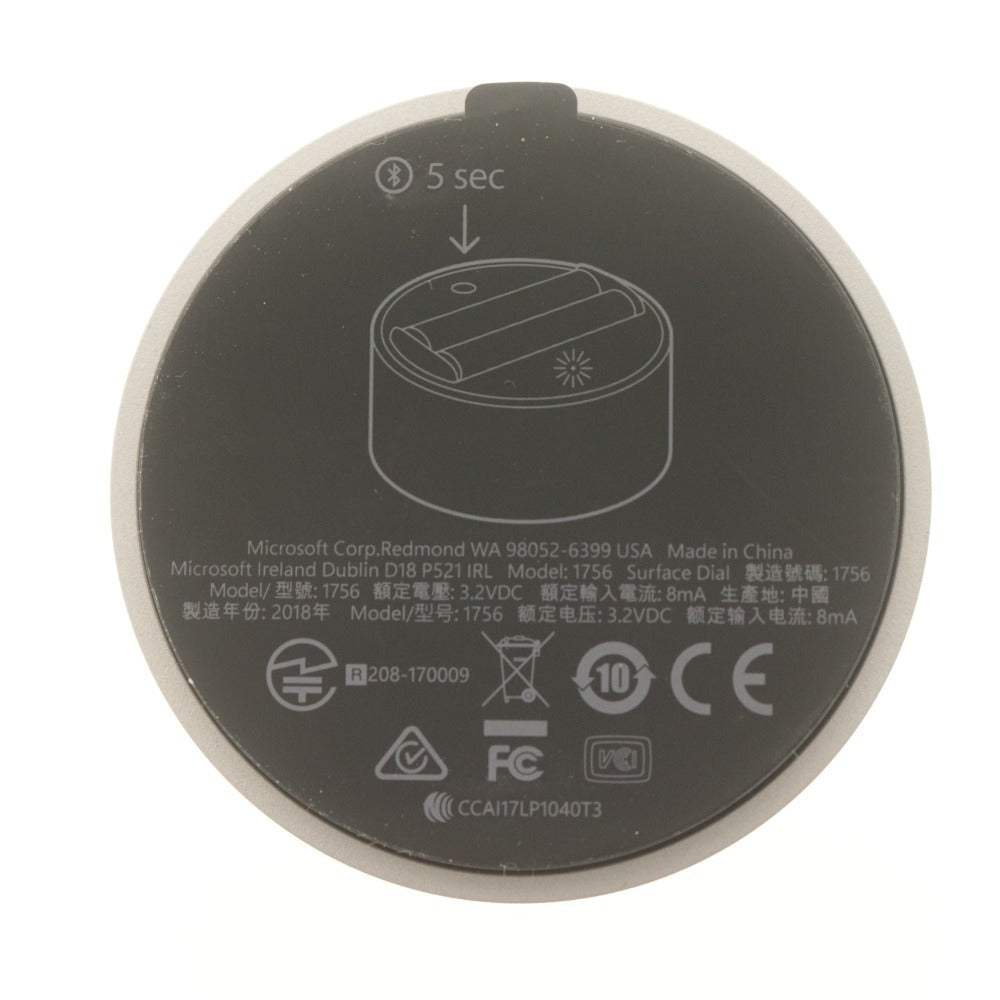 ■ Microsoft マイクロソフト ダイアル型入力デバイス Surface Dial サーフェイスダイヤル 2WR-00005 PC 周辺機器 動作確認済み