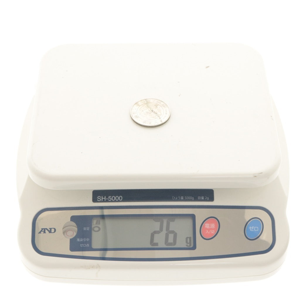 ■ 銀貨 2点セット まとめ売り 一圓 大日本 明治38年 416 ONE YEN 900 竜 重量26g 合計54g 全長3.8cm 古銭 骨董