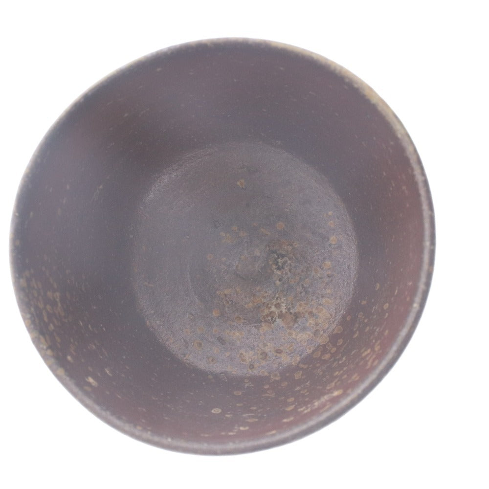 ■ 金重陶陽 茶碗 備前焼 茶道具 茶碗 日本美術 骨董品 時代物 美術品 古美術品 木箱付き