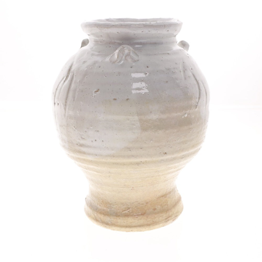 ■ 十代 三輪休雪 花瓶 萩焼 人間国宝 花生 花器 日本美術 骨董品 時代物 美術品 古美術品 木箱付き