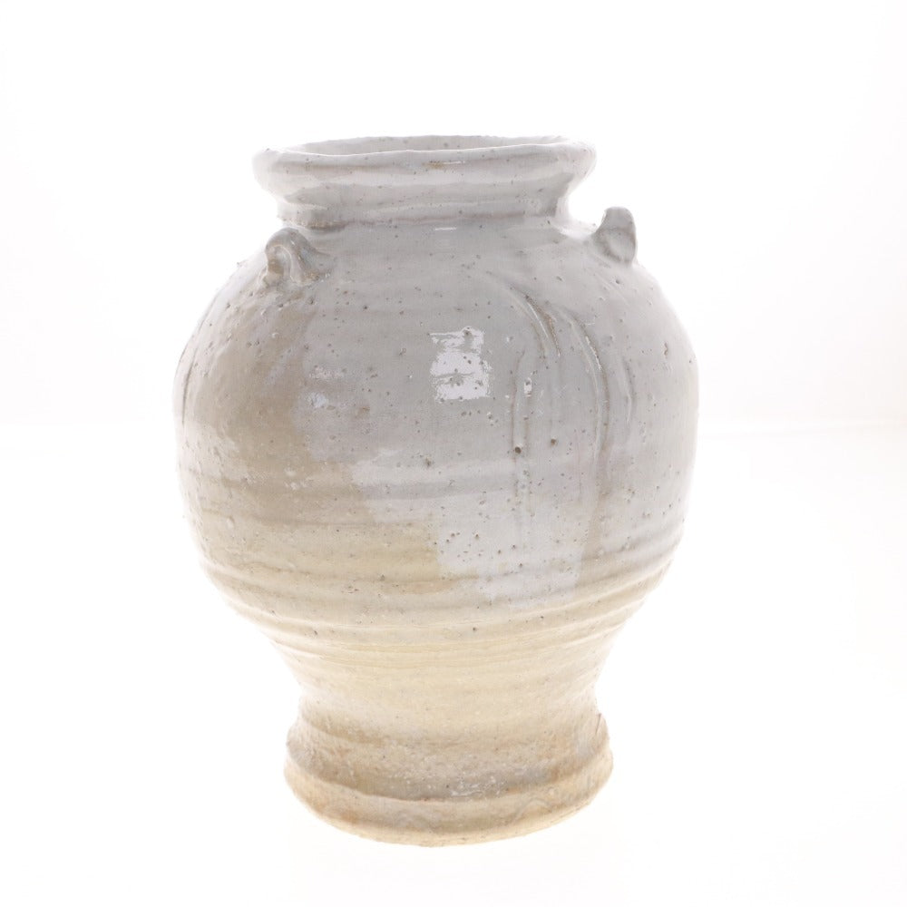 ■ 十代 三輪休雪 花瓶 萩焼 人間国宝 花生 花器 日本美術 骨董品 時代物 美術品 古美術品 木箱付き