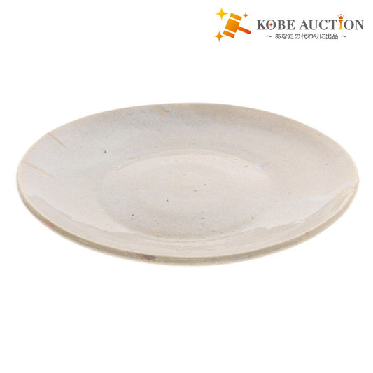 ■ 魯山人 萩焼 金継 大皿 陶器 日本美術 骨董品 時代物 美術品 古美術品 木箱付き