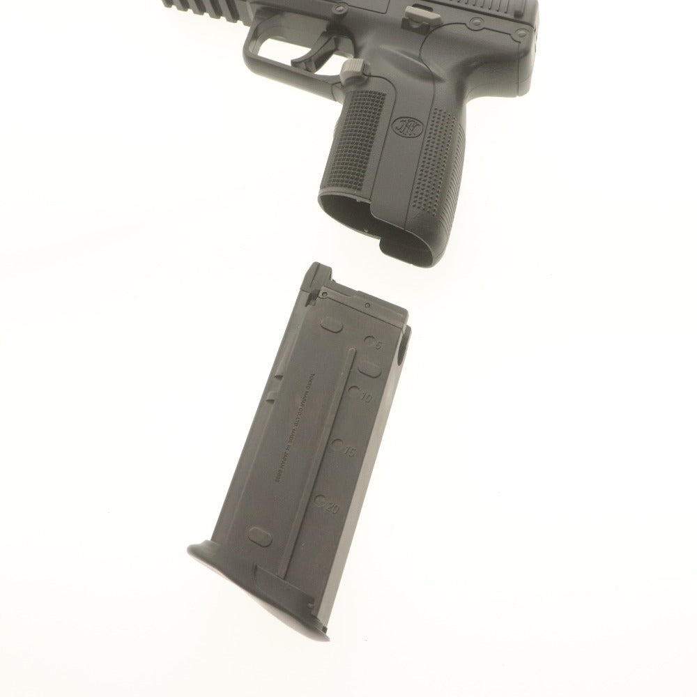 ■ 東京マルイ ガスガン FN5-7 ファイブセブン ブラック ガスブローバック No.33 ASGKマーク刻印 日本製 全長21cm 付属品付き