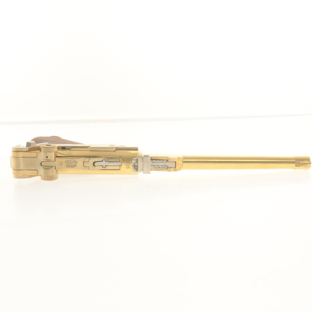 ■ マルシン モデルガン Luger Pistol P.08 ルガーピストル SMGマーク刻印 日本製 全長32.3cm トイガン 付属品付き