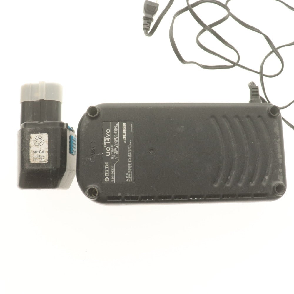 ■ HITACHI 日立工機 切断機 CL13D コードレス全ネジカッター 充電式 DC12V UC14YC 電動工具 付属品付き 動作品