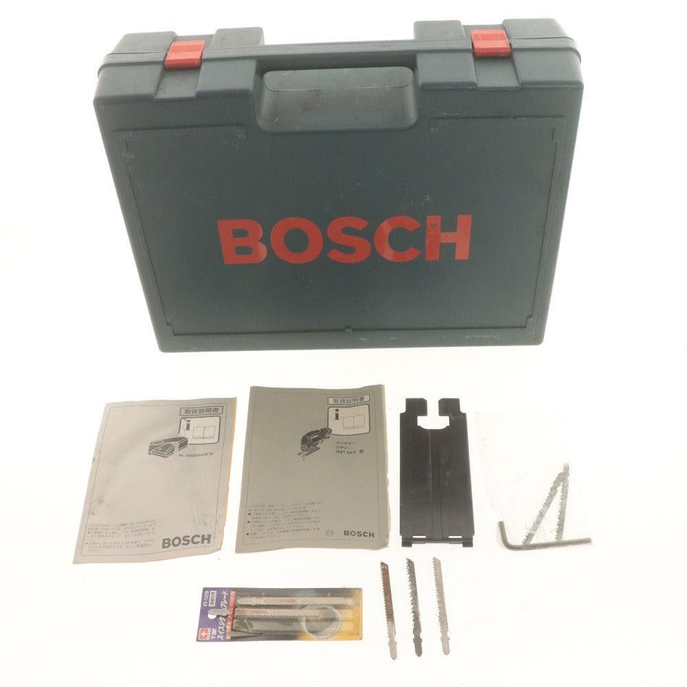 ■ BOSCH ボッシュ 電動工具 バッテリージグソー GST24V型 AL 60DV2425型 充電式 切断機 付属品付き 動作品