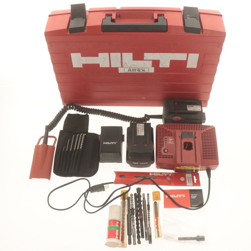 ■ HILTI ヒルティ ハンマードリル TE6-A 充電式 電動工具 付属品付き 動作品