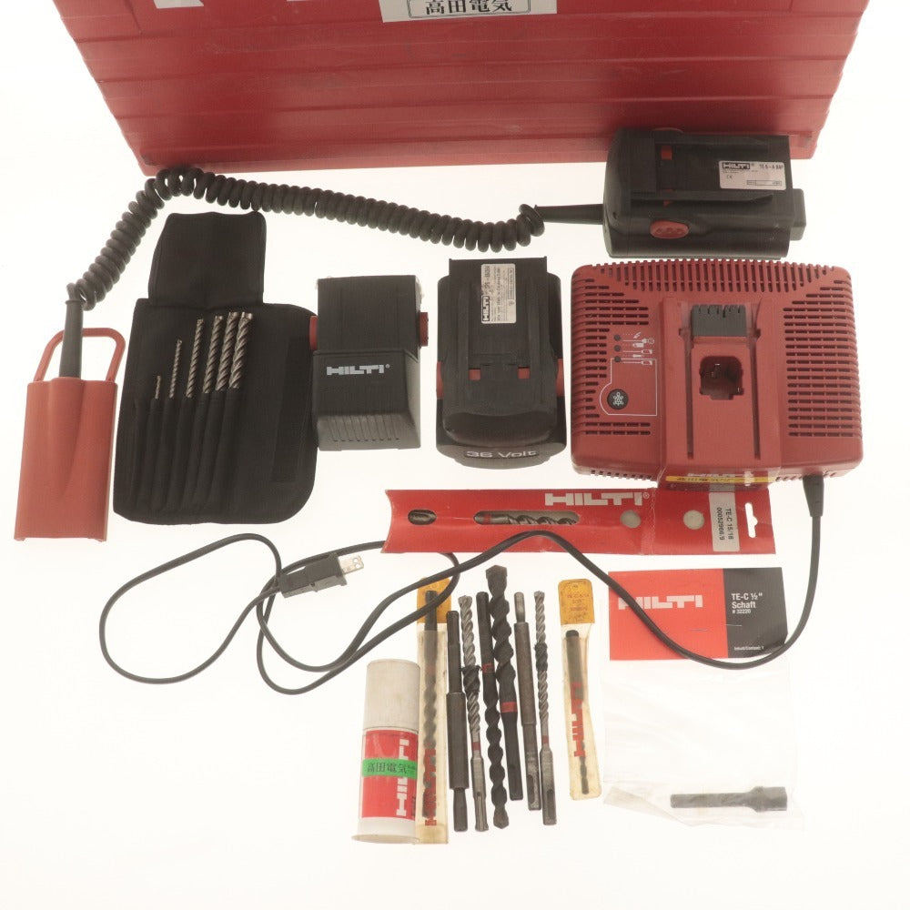 ■ HILTI ヒルティ ハンマードリル TE6-A 充電式 電動工具 付属品付き 動作品