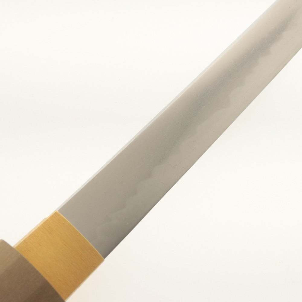 ■ 短刀 正法作 平成19年8月日 全長39.5cm 刃渡り26.9cm 刀剣 銃砲刀剣類登録書/岡山県第121456号 拵え付き