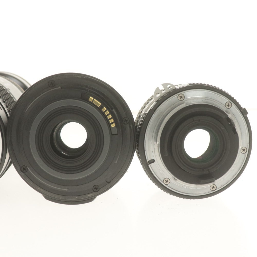■ ニコン フィルムカメラ＆レンズ 5点セット まとめ売り FA 55mm 1:3.5 一眼レフ/Tokina AT-X 80-200mm 1:2.8/AF/CANON/Kenko 等 動作品
