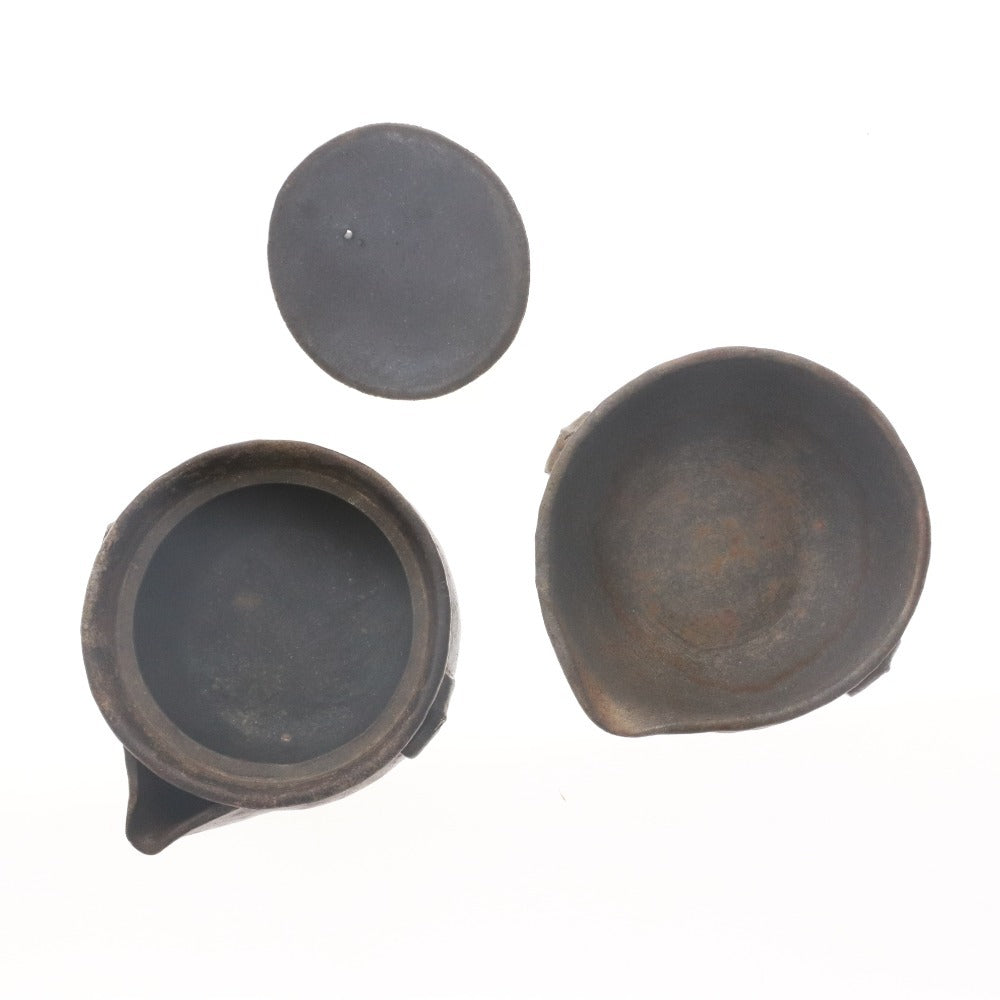 ■ 備前焼 在銘 茶器揃え 湯冷まし 宝瓶 等 8点セット まとめ売り 茶器 酒器 骨董品