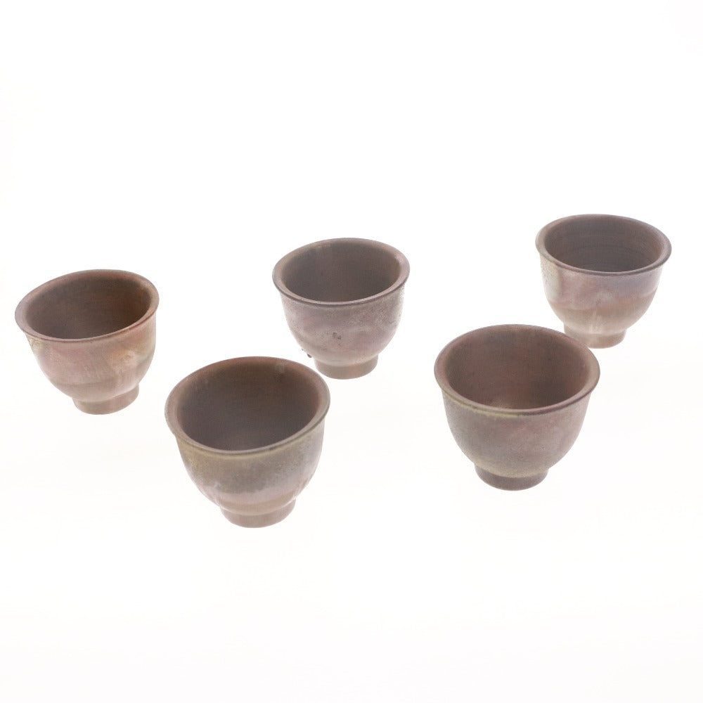■ 備前焼 在銘 茶器揃え 湯冷まし 宝瓶 等 8点セット まとめ売り 茶器 酒器 骨董品