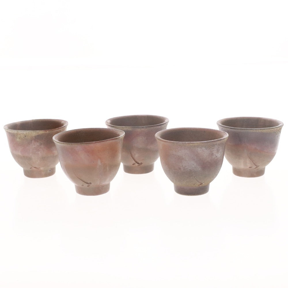 ■ 備前焼 在銘 茶器揃え 湯冷まし 宝瓶 等 8点セット まとめ売り 茶器 酒器 骨董品