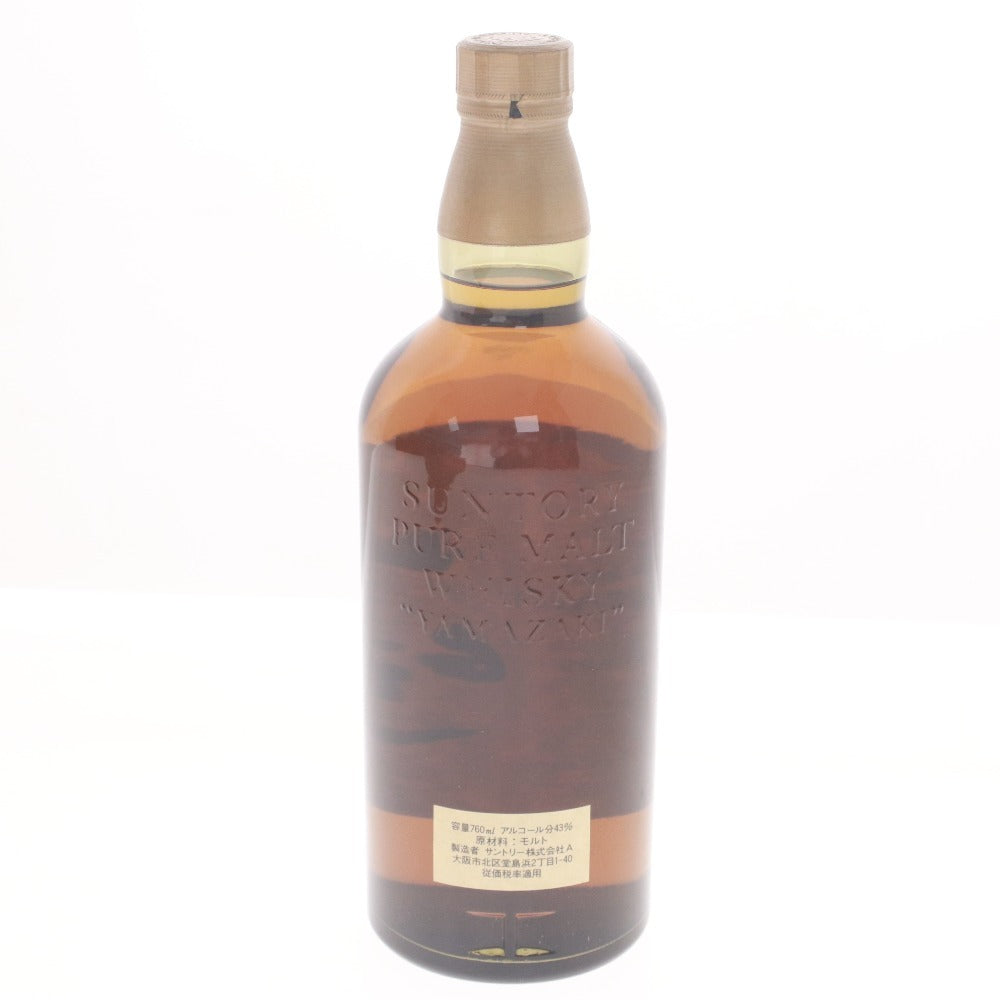 ■ 酒 サントリー ウイスキー 山崎 12年 ピュアモルト ウイスキー特級 760ml 43% 未開栓 未使用 箱付き