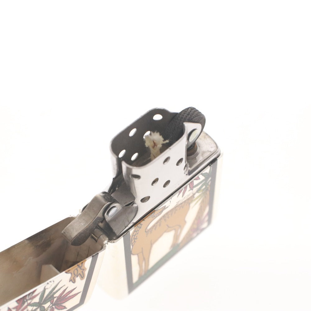 ■ ZIPPO ジッポ ライター 花札シリーズ 6点セット まとめ売り チョウ シカ アメ ツル イノシシ ボウズ 浮世絵 和柄風 オイルライター