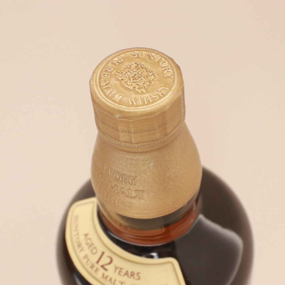 ■ 酒 SUNTORY サントリー ウイスキー 山崎 12年 ピュアモルト 750ml 43% 未開栓 未使用 木箱付き