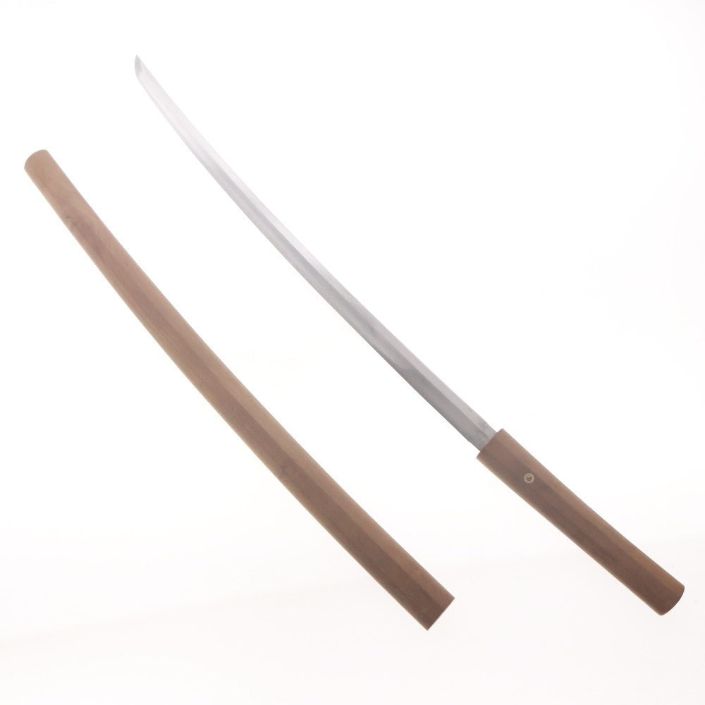■ 日本刀 刀 足利義輝佩刀 長光 長さ 66.2cm 反り 1.4cm 目くぎ穴 2個 刀剣 武具 銃砲刀剣類登録証付き
