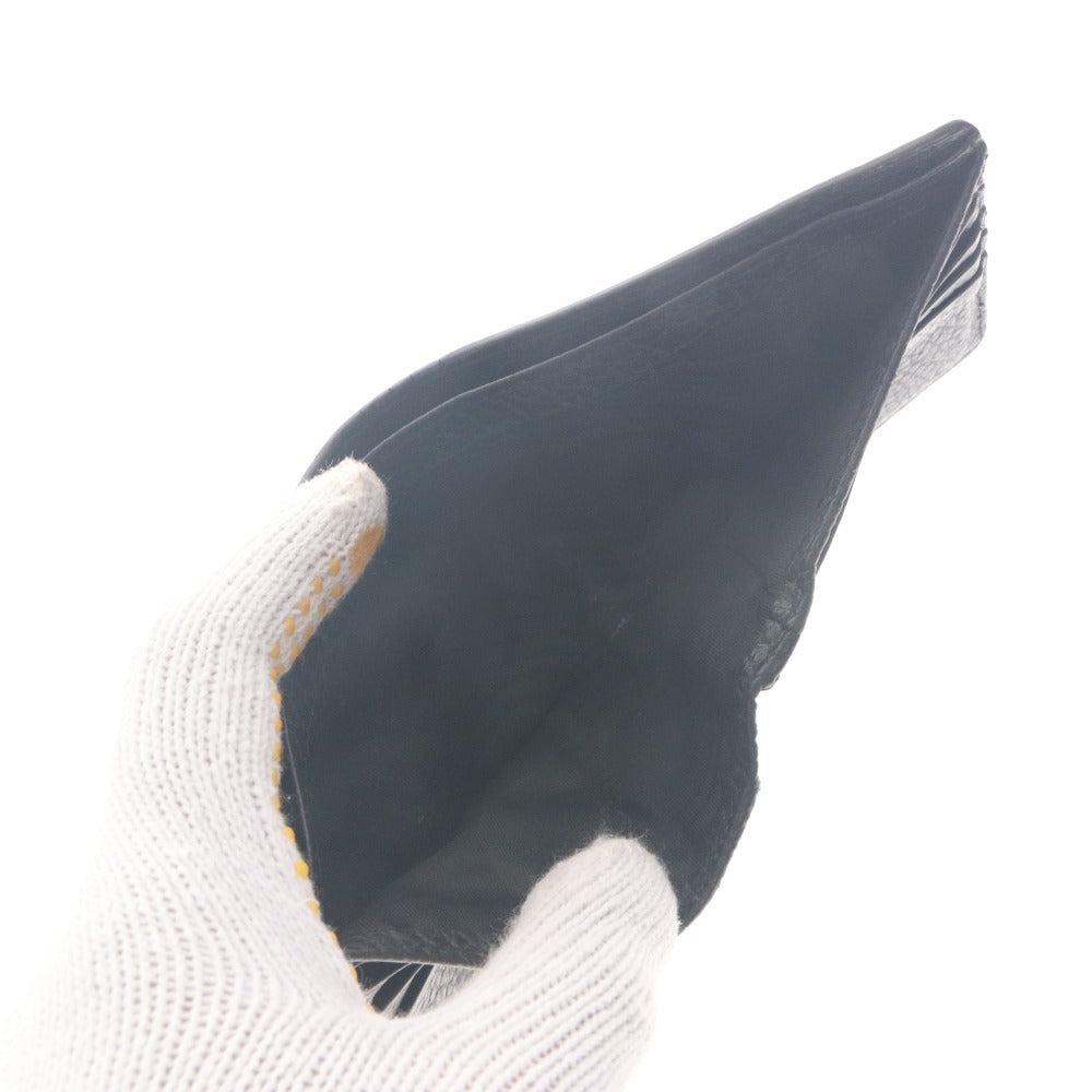 ■ Maison Margiela メゾンマルジェラ 財布 ウォレット 二つ折り 折り畳み 札入れ カード入れ メンズ ブラック 箱 付属品付き
