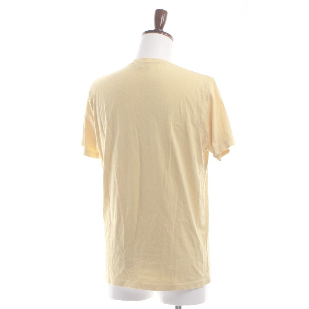 ■ BALENCIAGA バレンシアガ Tシャツ トップス 半袖 丸首 ロゴ 無地 メンズ レディース オレンジ系 イエロー系