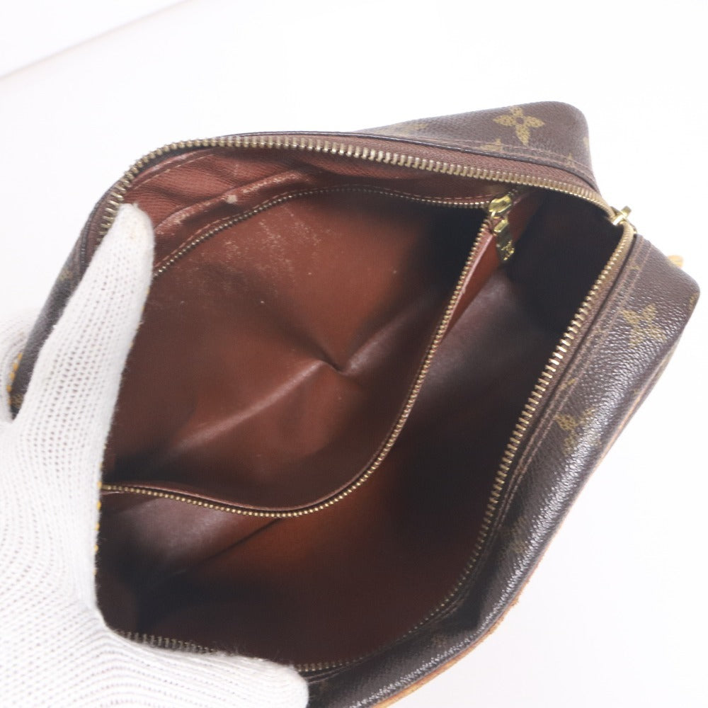 ■ LOUIS VUITTON ルイヴィトン ショルダーバッグ 鞄 トロカデロ ファスナー ポケット 斜め掛け モノグラム レディース ダークブラウン系