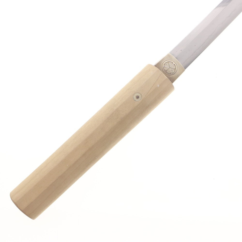 ■ 日本刀 刀 脇差 足利義輝佩刀 長光 長さ 54.6cm 反り 0.6cm 目くぎ穴 2個 刀剣 武具 銃砲刀剣類登録証付き