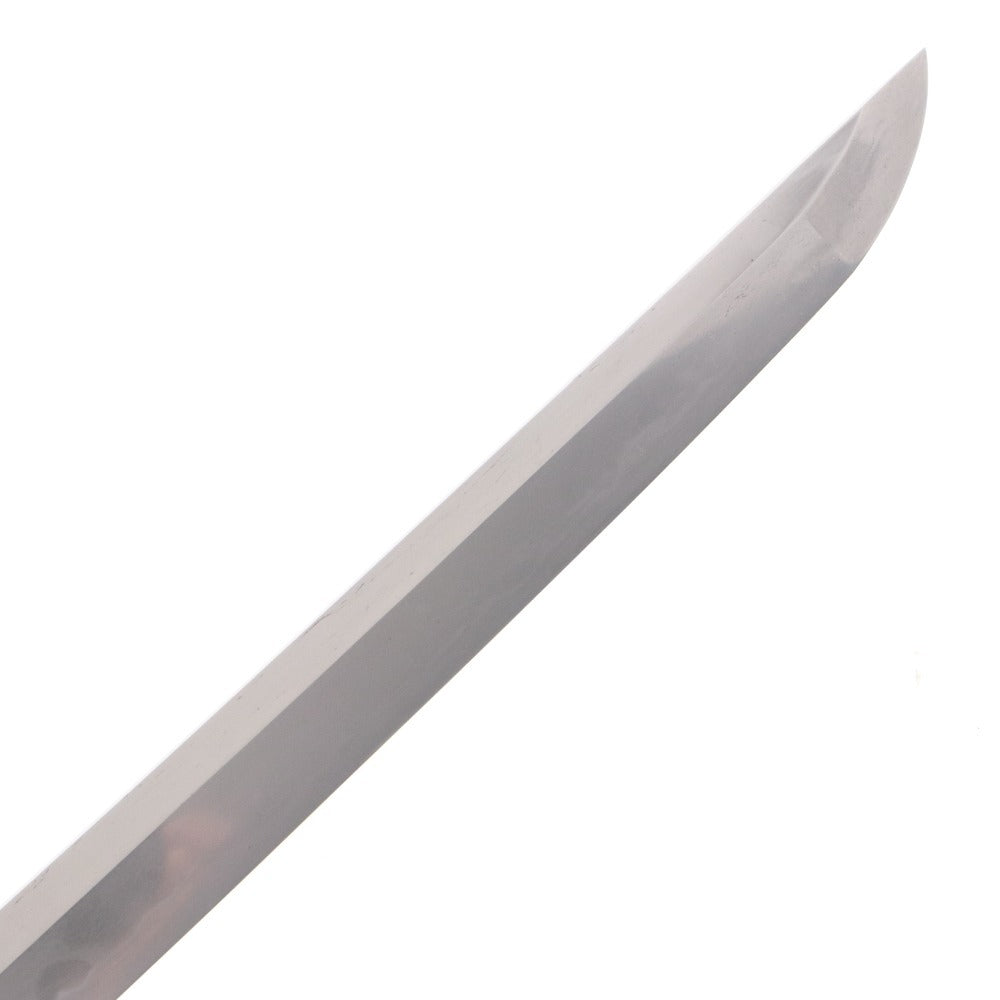 ■ 日本刀 刀 脇差 足利義輝佩刀 長光 長さ 54.6cm 反り 0.6cm 目くぎ穴 2個 刀剣 武具 銃砲刀剣類登録証付き