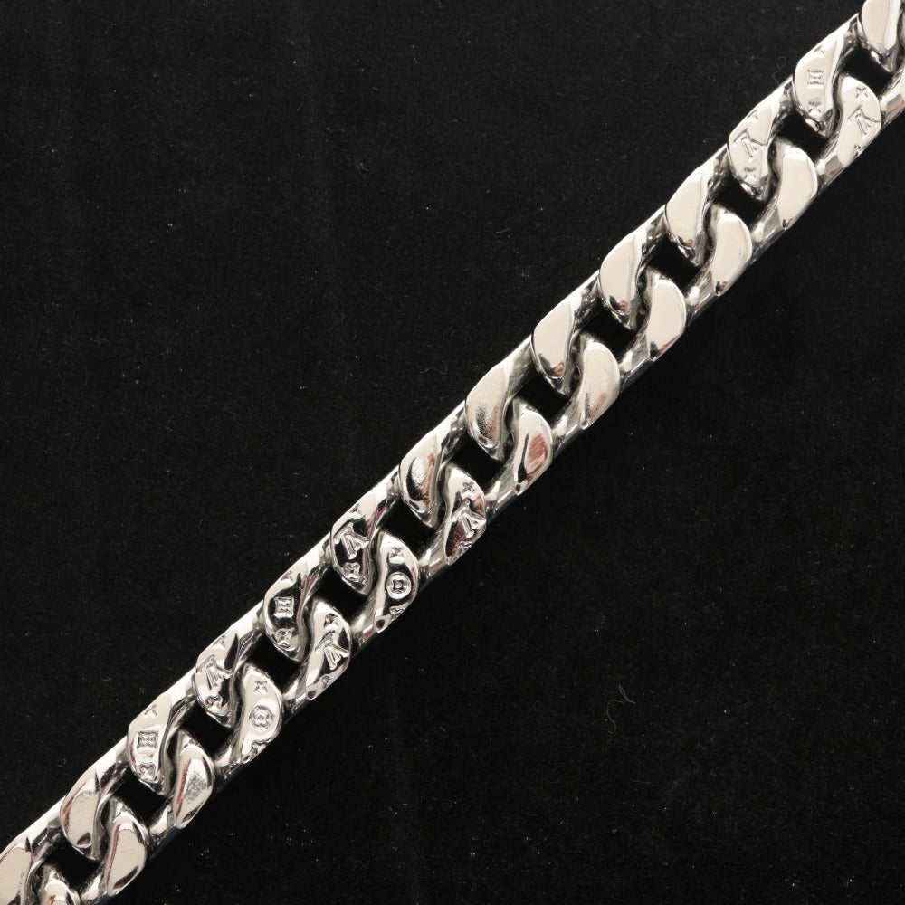 ■ LOUIS VUITTON Necklace Collier Metal LV Chain Links M68272 MP2586 LE0189 Monogram Men's Silver