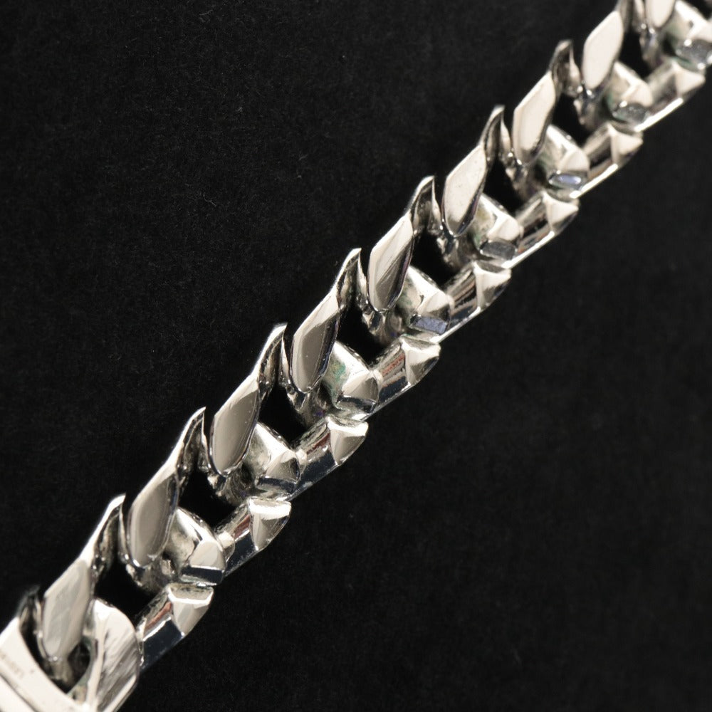 ■ LOUIS VUITTON Necklace Collier Metal LV Chain Links M68272 MP2586 LE0189 Monogram Men's Silver