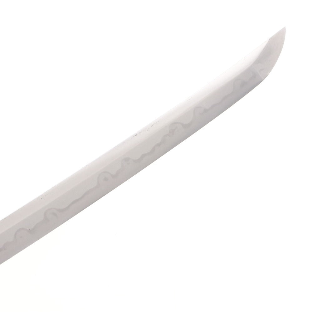 ■ Japanese sword: Wakizashi, Mumei (unsigned), sword, arms and armor, length 48.0 cm, curvature 1.2 cm, 1 mekugi-ana (peg hole), with firearms and swords registration card