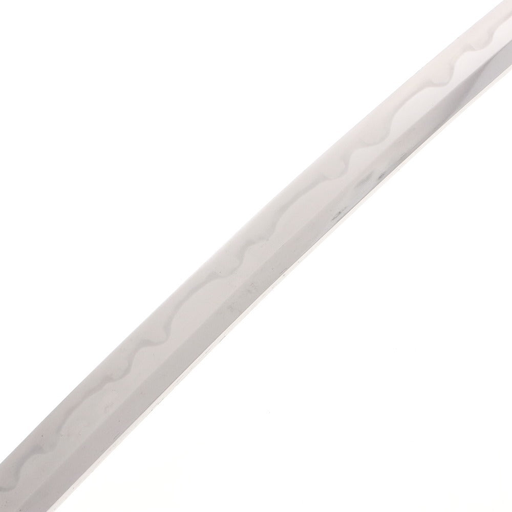 ■ Japanese sword: Wakizashi, Mumei (unsigned), sword, arms and armor, length 48.0 cm, curvature 1.2 cm, 1 mekugi-ana (peg hole), with firearms and swords registration card